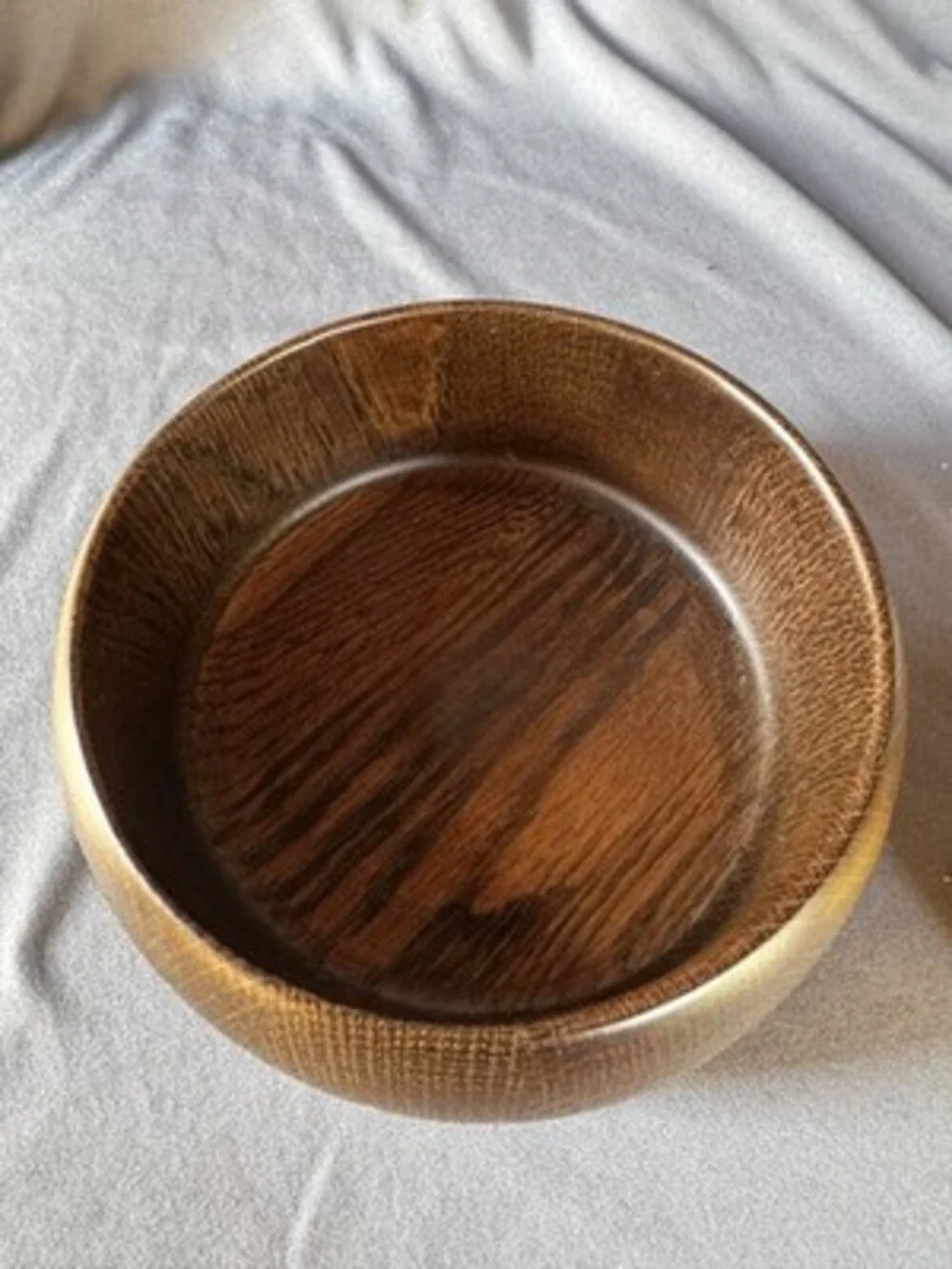 Vintage Lebanon Supply Co Wood Bowl 6” Heirloom Walnut Rustic MCM